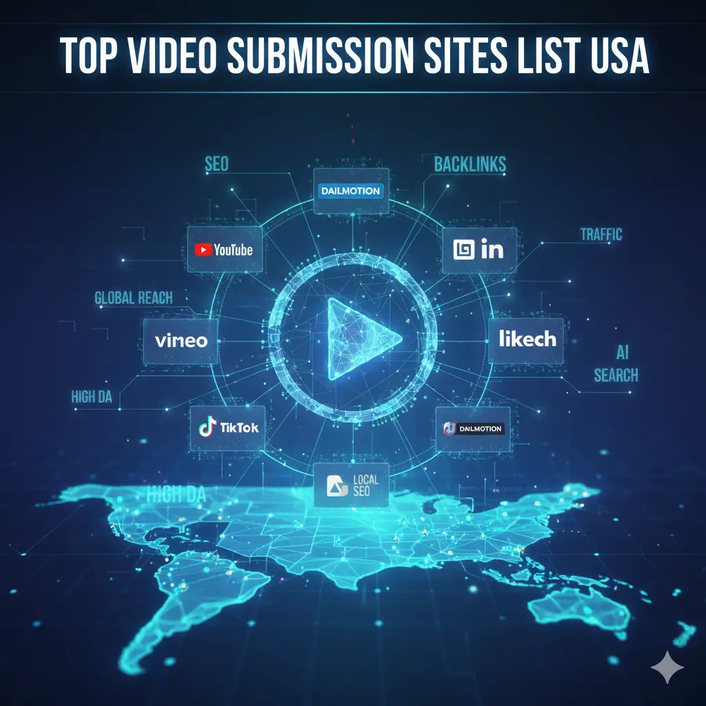 Top Video Submission Sites List USA