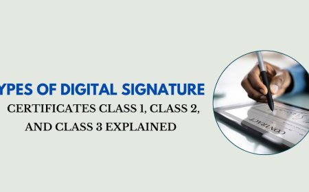 Types of Digital Signature Certificates: Class 1, Class 2, and Class 3 Explained 