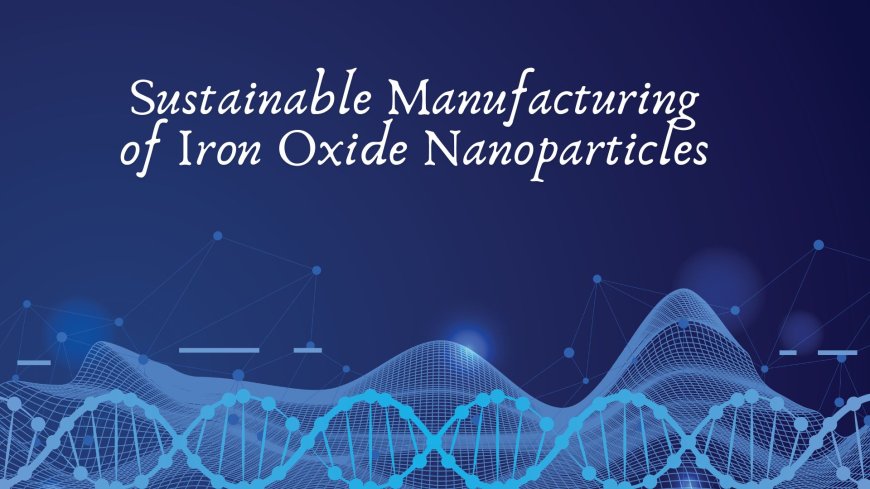 Sustainable Manufacturing of Iron Oxide Nanoparticles
