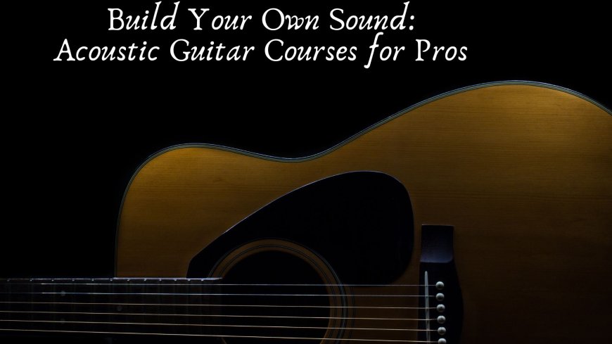 Build Your Own Sound: Acoustic Guitar Courses for Pros