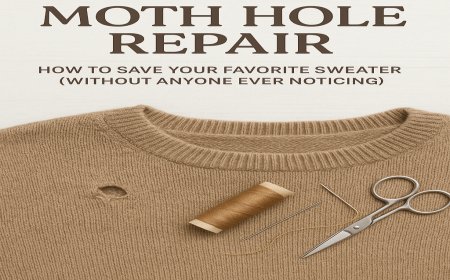 Moth Hole Repair: How to Save Your Favorite Sweater (Without Anyone Ever Noticing)