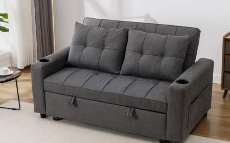 Convertible Futon Sofa Bed for Small Spaces and Big Comfort