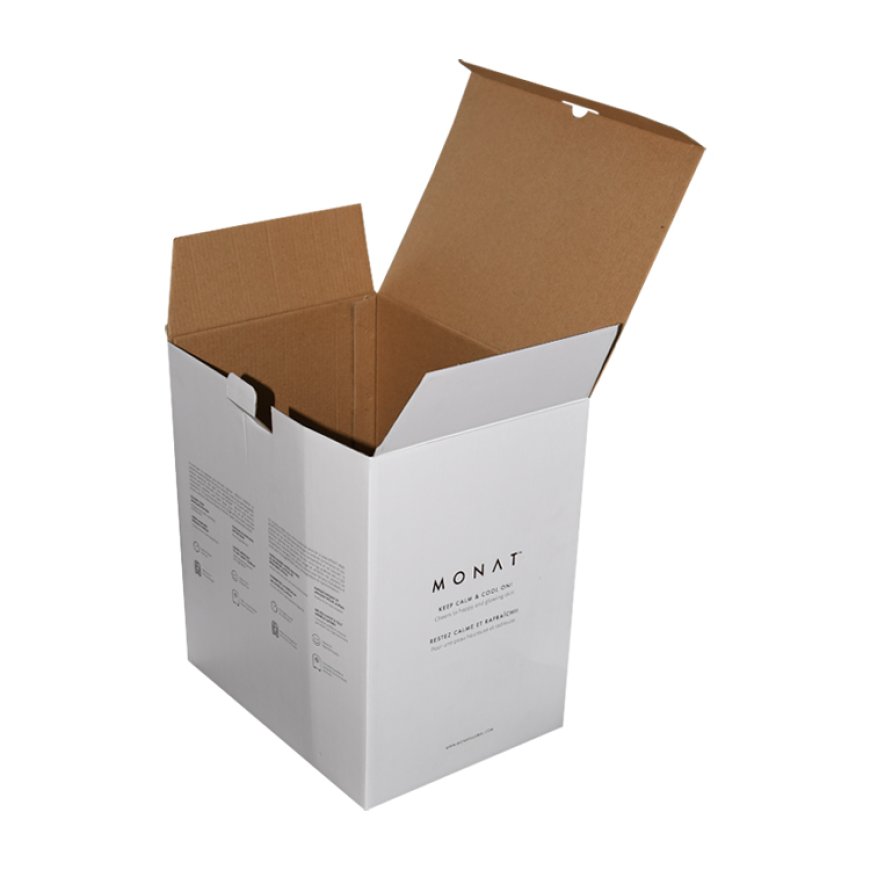 Enhance Brand Image with Durable Custom White Corrugated Boxes with Logo