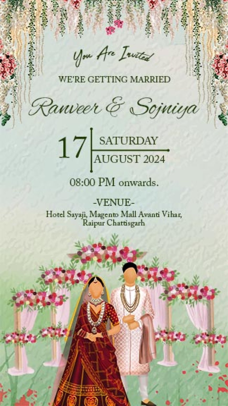 Set the Perfect Tone with an Indian Wedding Card Template