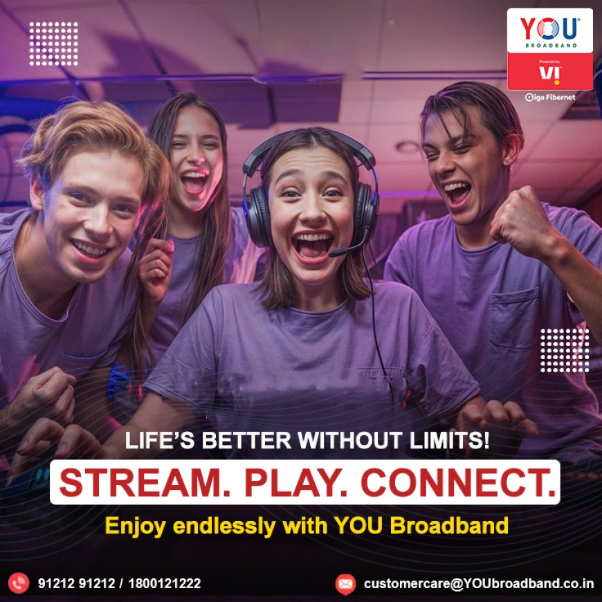 Elevate Your Game with a High-Speed Internet Connection in Vishakapatnam – Powered by YOU Broadband 