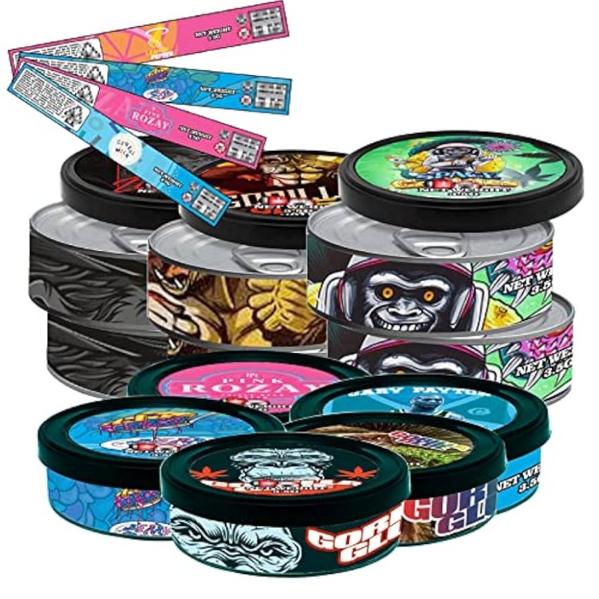 Elevate Your Brand with Cannabis Tin Labels Wholesale