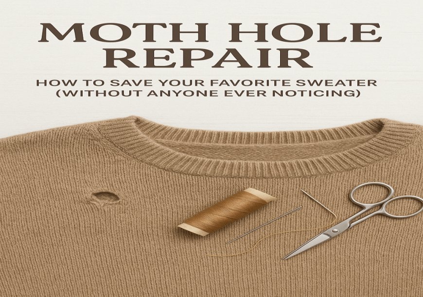 Moth Hole Repair: How to Save Your Favorite Sweater (Without Anyone Ever Noticing)